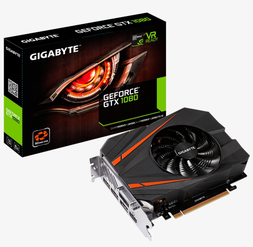 Gigabyte Unveils World's Smallest Gtx 1080 Graphics - Gigabyte Gtx 1080 Mini, transparent png