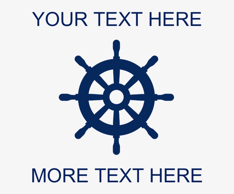 Front Design - Ship Wheel Clipart, transparent png