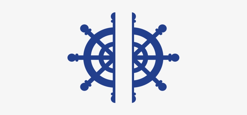 Shipwheel Label For Shoes - Boat Steering Wheel Clipart, transparent png