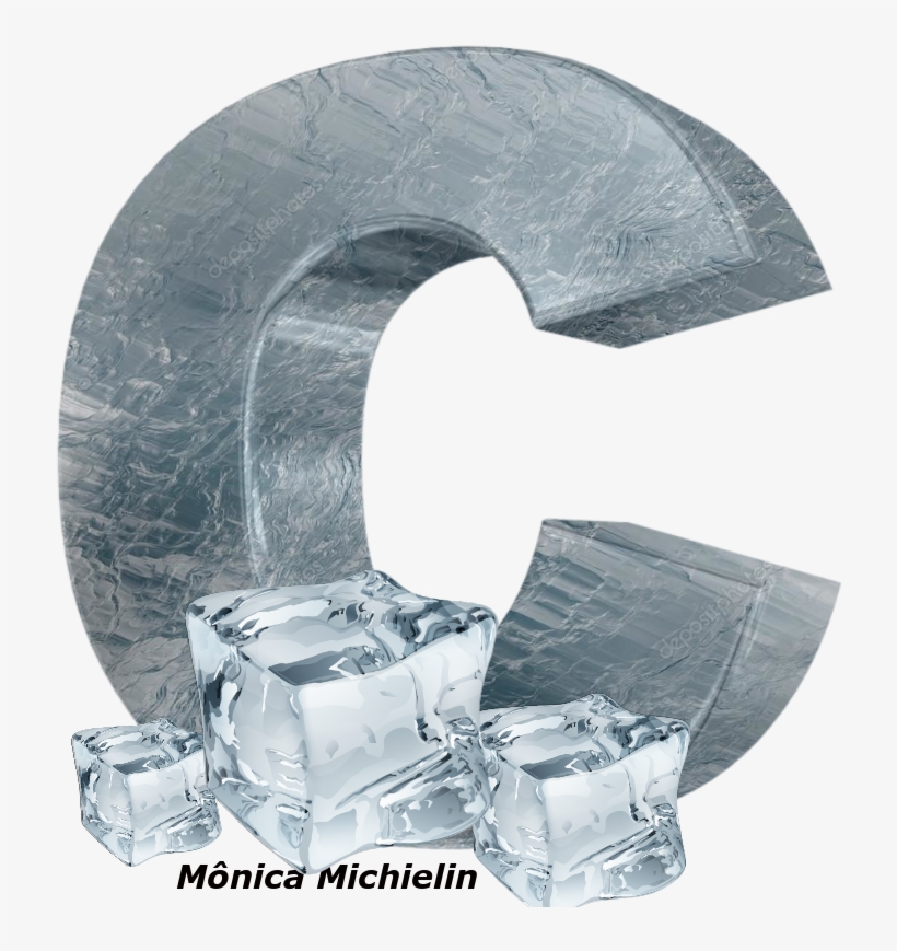 Alfabeto De Gelo Png Textura De Gelo E Cubos De Gelo - Crystal, transparent png