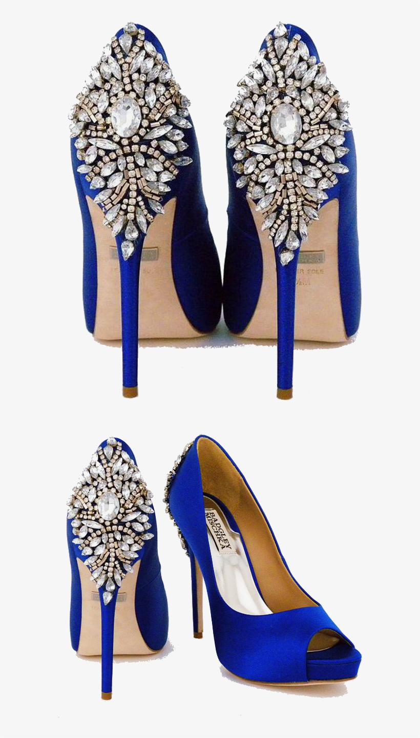Brilliant Luxury By Emmy De * Badgley Mischka Kiara - Royal Blue Badgley Mischka Shoes, transparent png