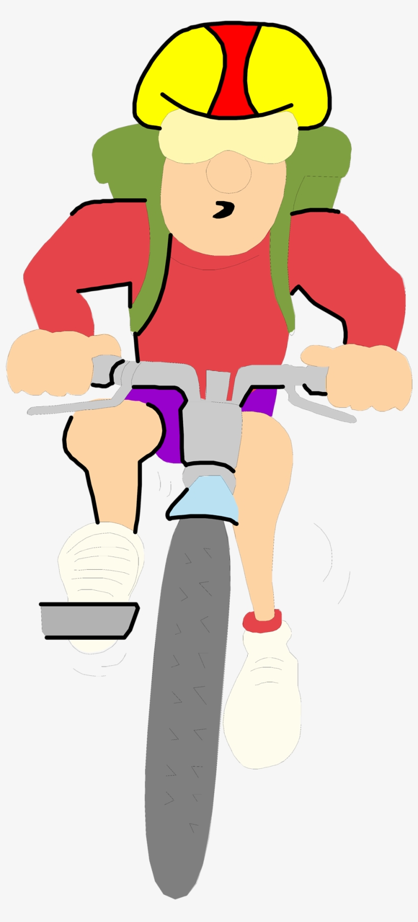 Illustration Of A Man Riding A Mountain Bike - Mountain Bikes Images Free, transparent png