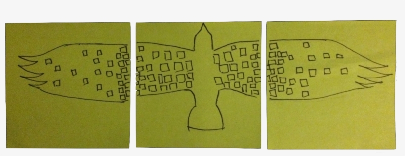 You Are The Wind Beneath My Post-its - Drawing, transparent png