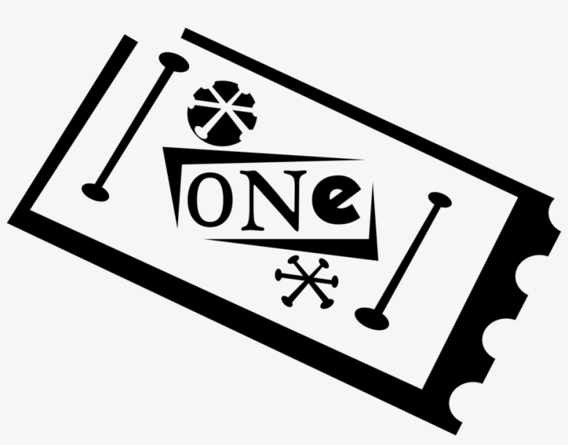 Vector Illustration Of Movie Theatre Or Theater Cinema - Movie Ticket, transparent png