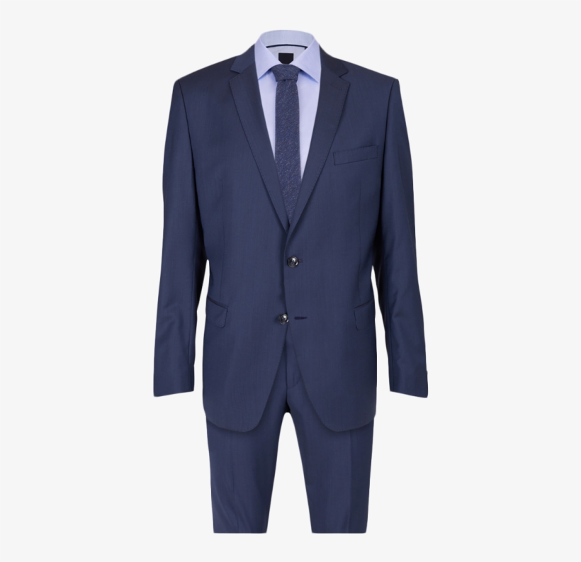 Bugatti Herren Anzug Baukasten Slim Fit Uni Blau - Anzug Bugatti, transparent png