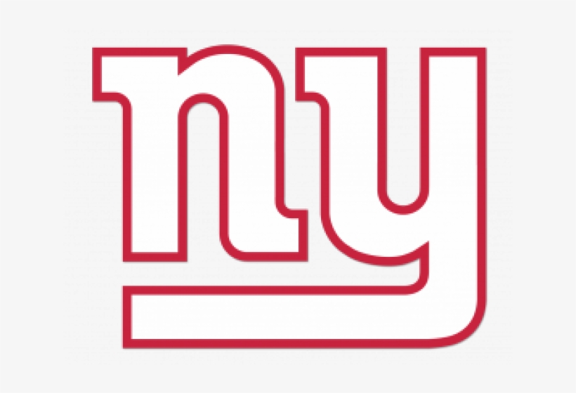 New York Giants Clipart Pink - Ny Giants Logo White, transparent png