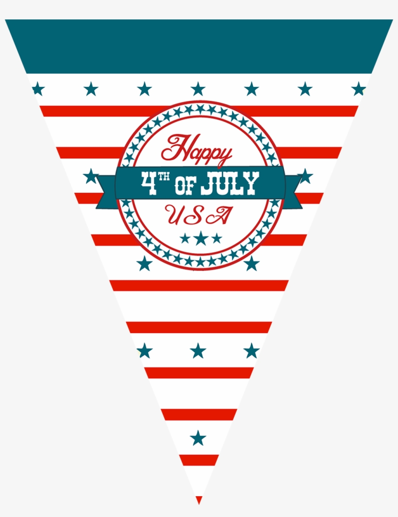 "happy 4th Of July" Banner Www - Flag, transparent png