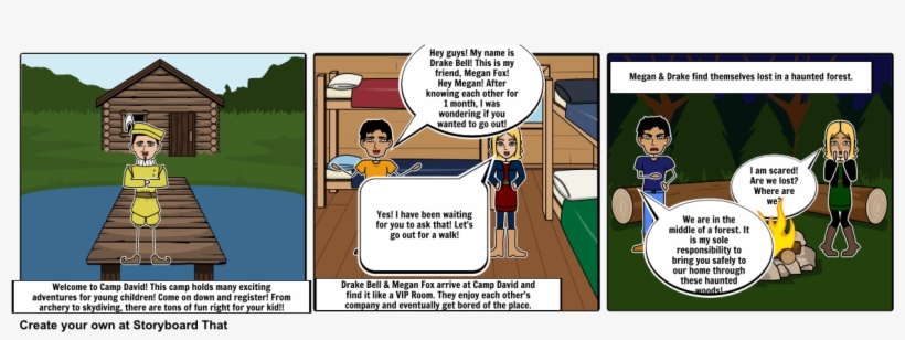 Camp David Adventures- Man Vs - Comics, transparent png