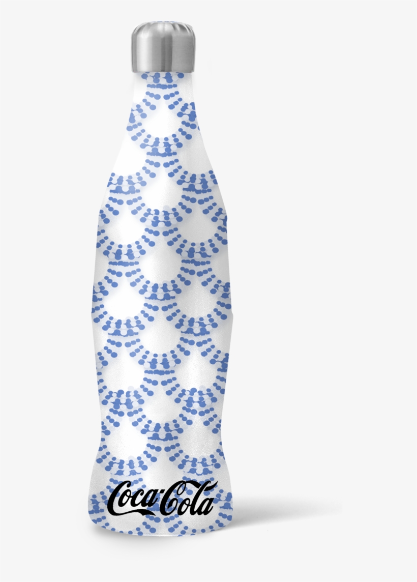 Scamas Coke Bottle 4 Ocean Final Front - Water Bottle, transparent png