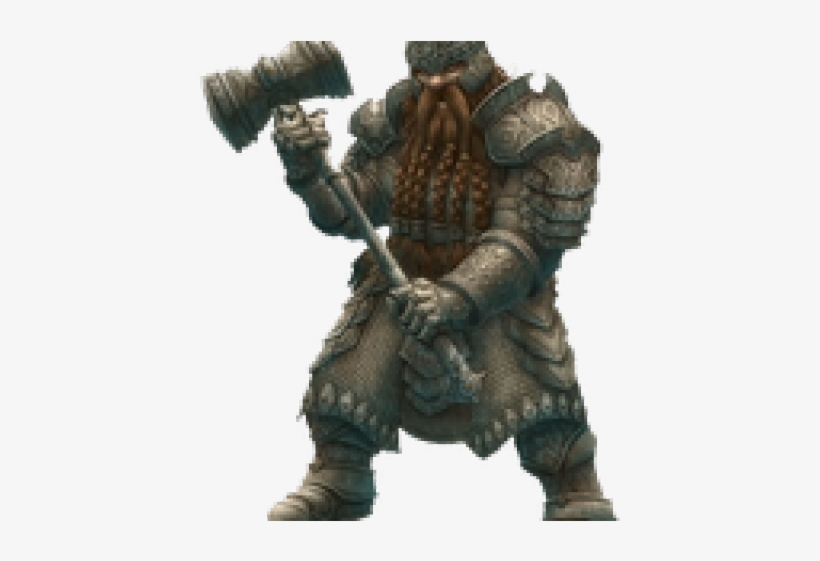 Dwarf Paladin Pathfinder, transparent png