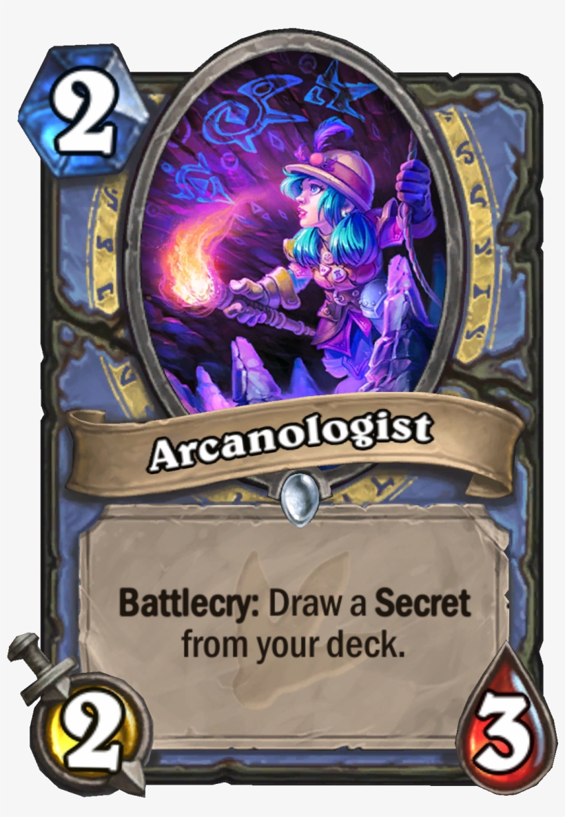 Enus Arcanologist - Hearthstone 2 Cost Legendary, transparent png
