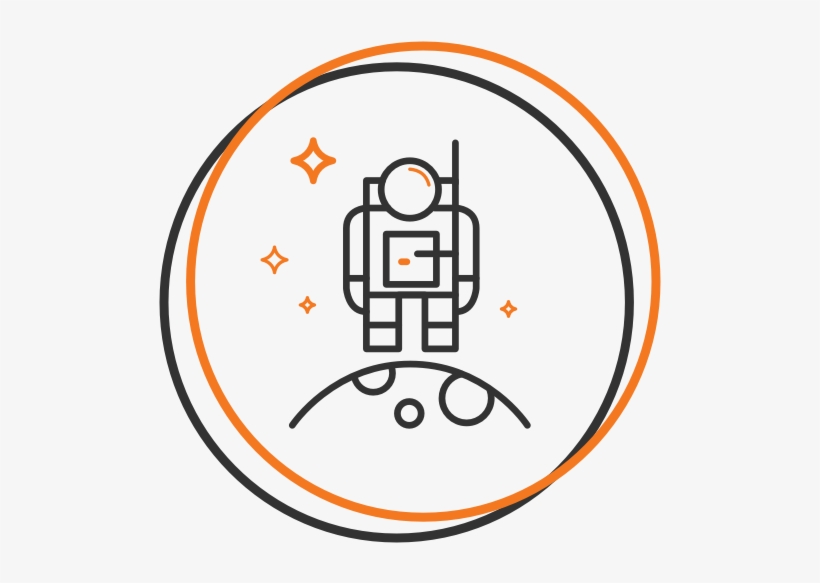 Spaceman@2x - Circle, transparent png
