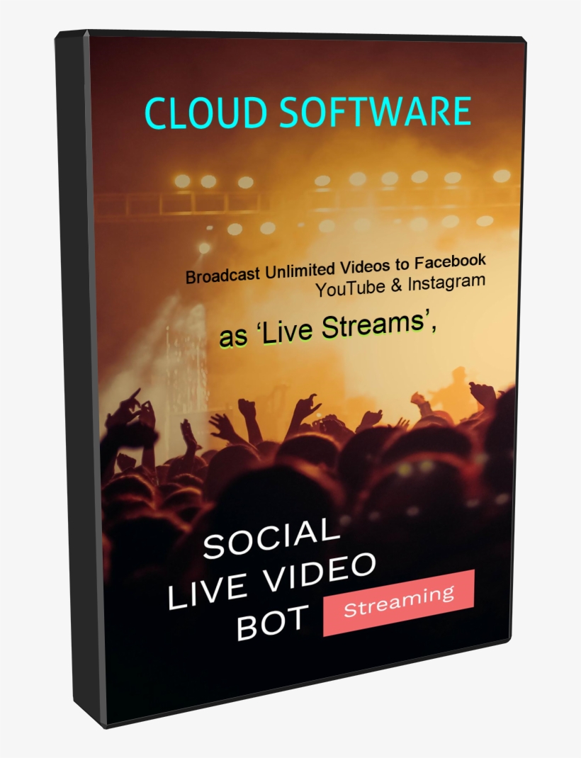 Broadcast Unlimited Videos To Facebook, Youtube & Instagram - Concert, transparent png