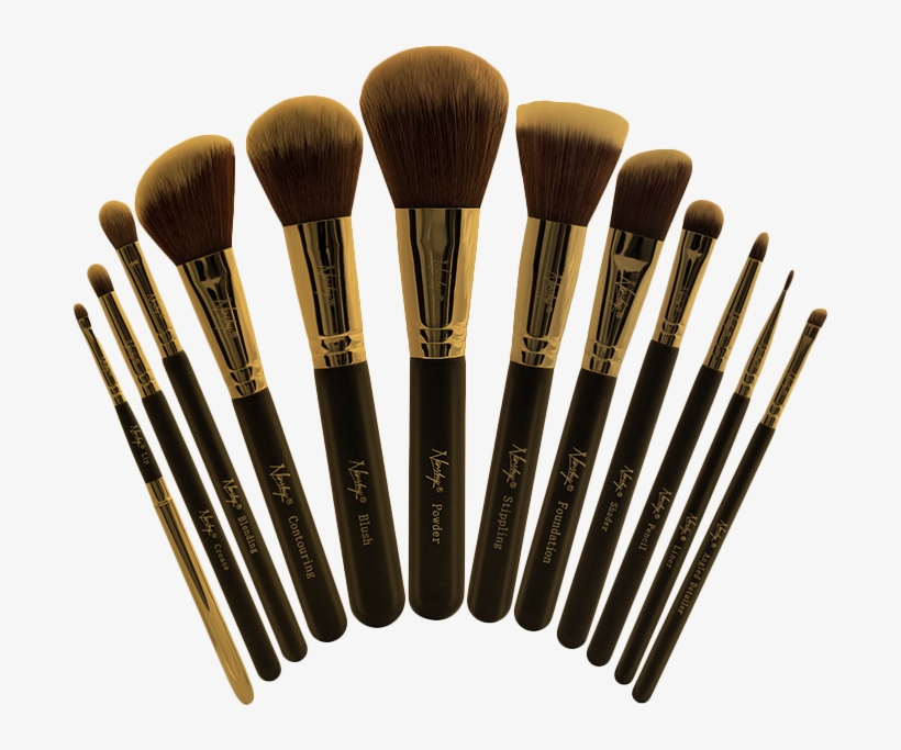 Make Up Brushes Set, transparent png