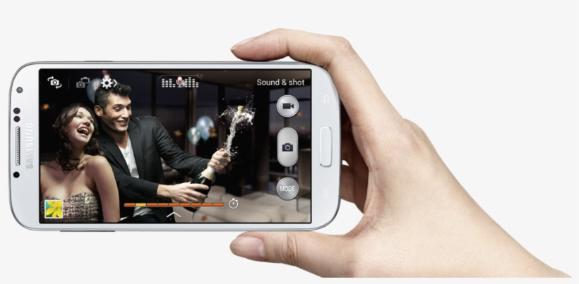 Samsung Galaxy S4 16gb Verizon For Android - Hand Holding Android Phone Png, transparent png