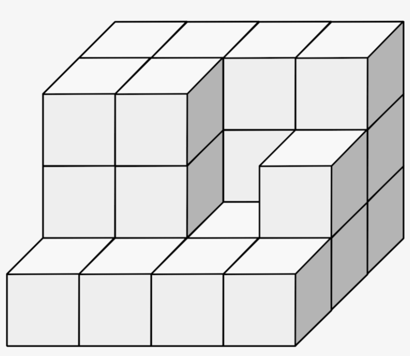 Building Cube Black And White Art Deco Computer Icons - Surface Area To Volume Ratio, transparent png
