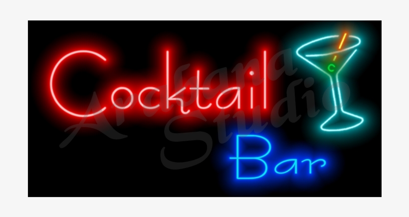 The Sunset Bar Print - Neon Sign, transparent png