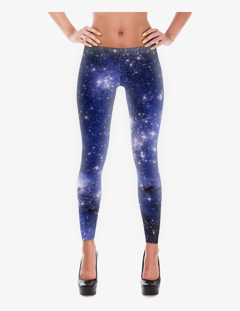 Blue Stars Leggings - Fire Leggings, transparent png