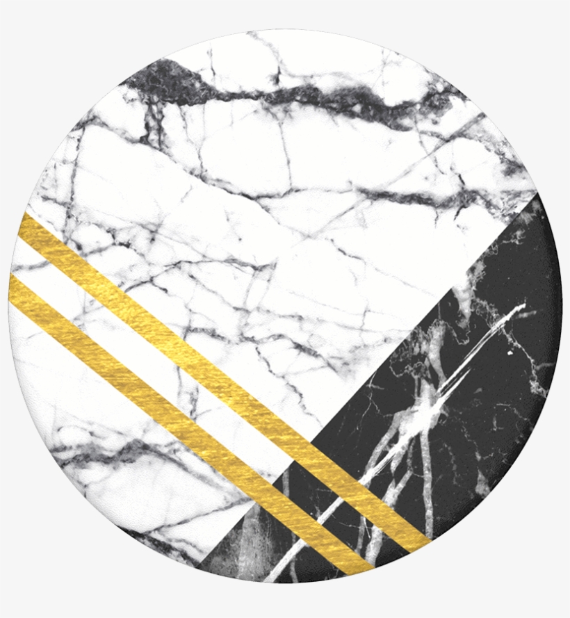 Art Deco Marble, Popsockets - Circle, transparent png