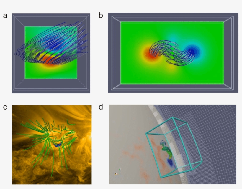 Magnetic Field Models Computed By The Magneto Frictional - Graphic Design, transparent png