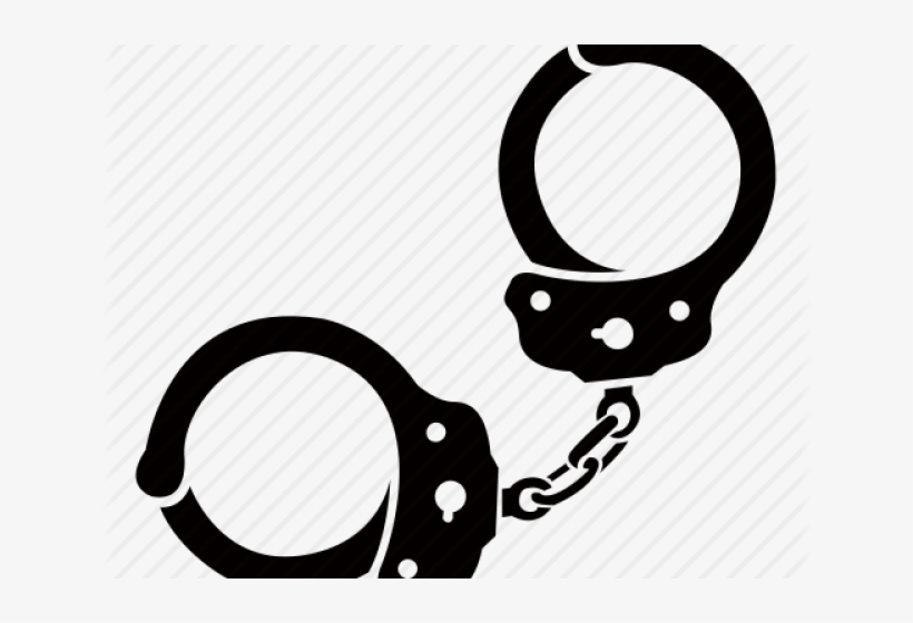 Criminal Clipart Handcuff - Detenido Png, transparent png