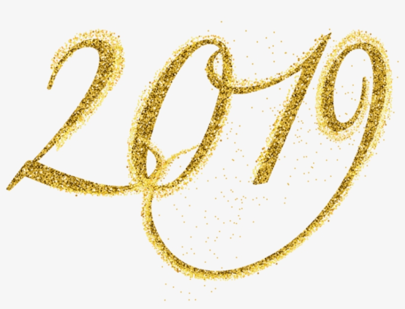 Free Png 2019 Decorative Golden Png - Calligraphy, transparent png
