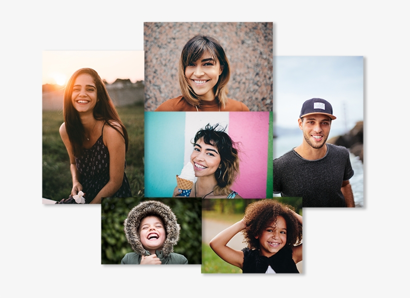 Smiles-homepage - Collage, transparent png