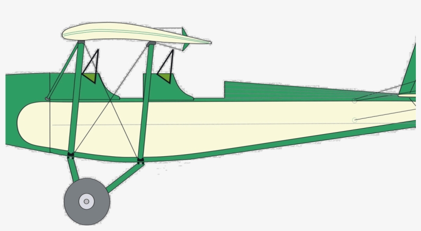 Fighter Plane Silhouette At Getdrawings - Propeller-driven Aircraft, transparent png