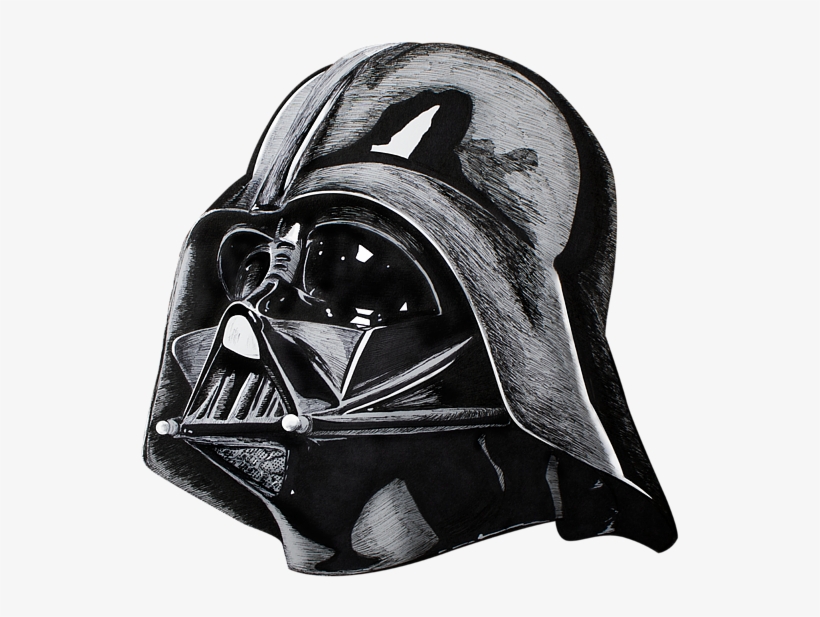 Bleed Area May Not Be Visible - Darth Vader Stippling, transparent png