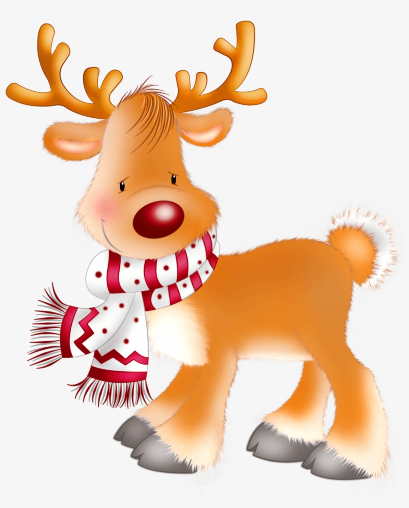Christmas Clipart Rudolph - Rudolph Clipart, transparent png
