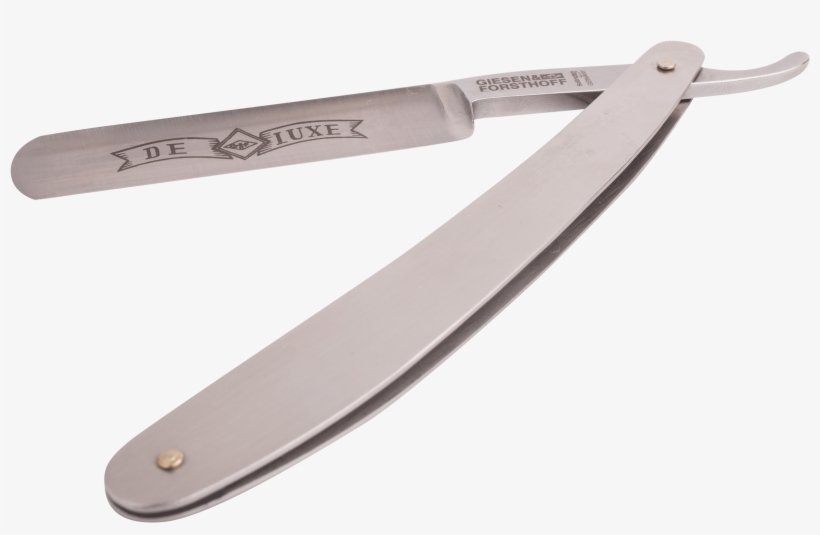Giesen & Forsthoff De Luxe Straight Razor Rakkniv - Blade, transparent png