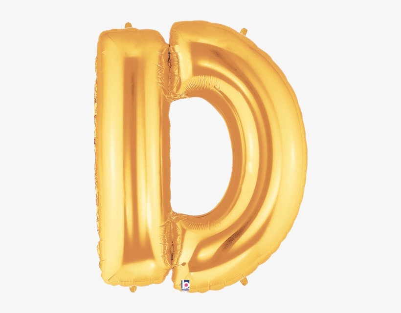 Letter D Foil Balloon Letters - Balloon Letters, transparent png