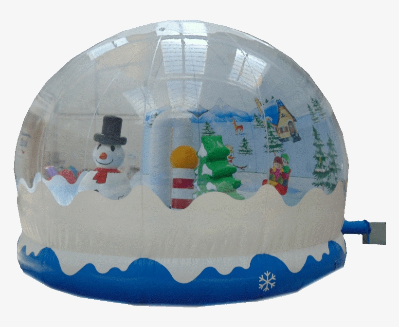 View Larger - Snowglobe - Inflatable, transparent png