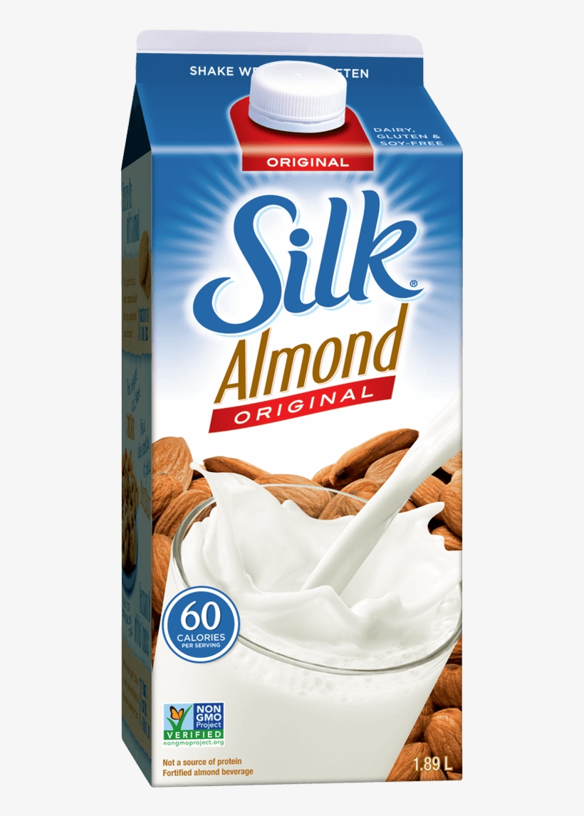 Original Almond Beverage - Almond Silk, transparent png