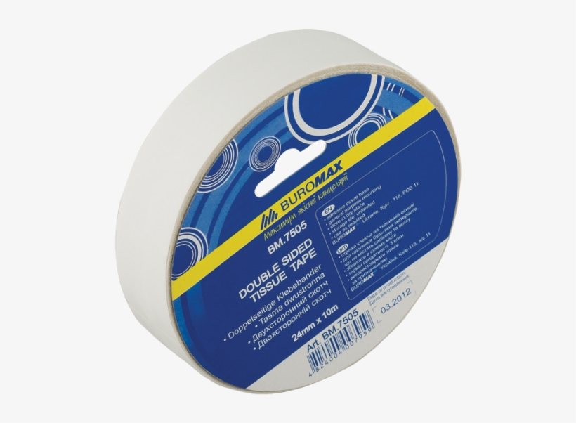 7505 Bilateral Adhesive Tape Of 24 Mm - Adhesive Tape, transparent png
