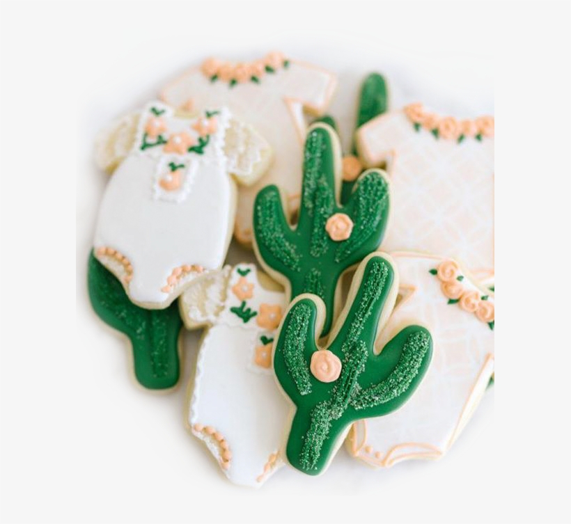 To The Cookies - Cactus Themed Baby Shower, transparent png