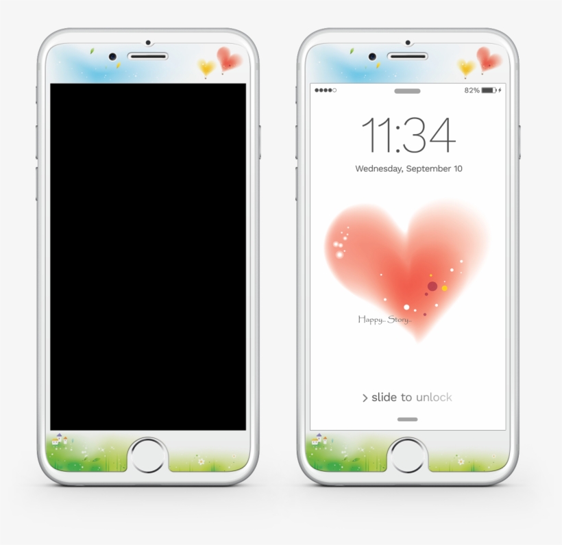 Iphone 8 Plus Vivid Glass Screen Protector - Iphone, transparent png