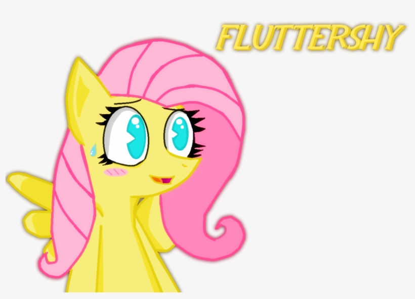 Shadowbolt97, Fluttershy, Safe, Solo, Sweatdrop - Cartoon, transparent png