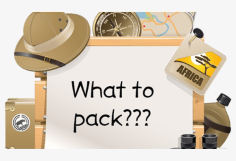 A Quick List Of Safari Essentials-what To Take On Your - Illustration, transparent png