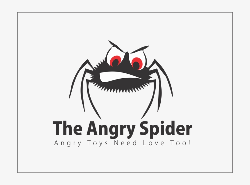 Logo Design By Awarna For The Angry Spider - Cartoon Spider, transparent png