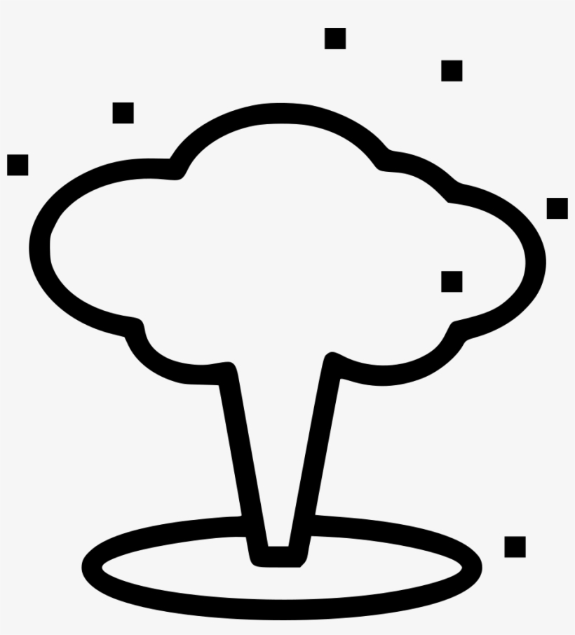 Nuclear Bomb Mushroom Comments - Icon, transparent png