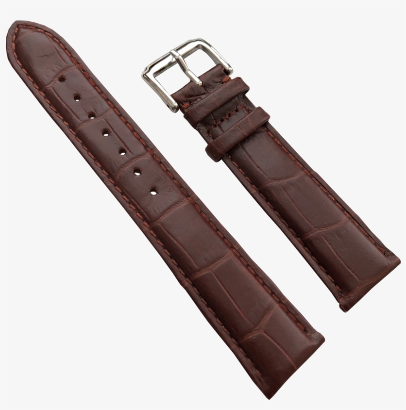 Alligator Grain Genuine Italian Calf Leather Watch - Strap, transparent png