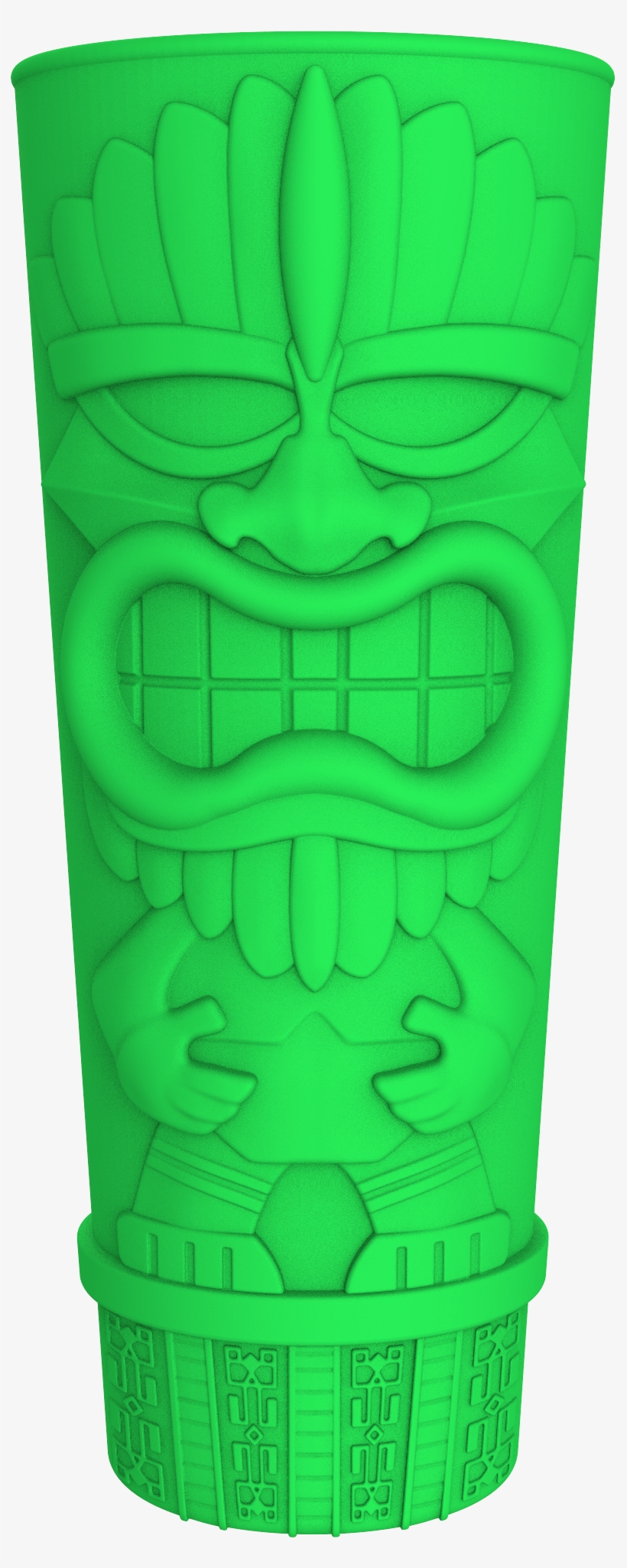24oz Tiki Cup - Tiki Cups Png, transparent png