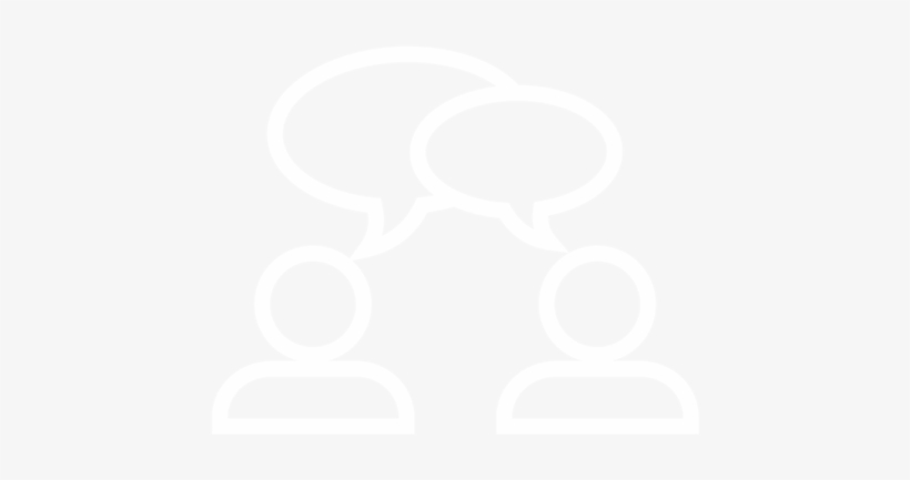 Icon-conversation - Johns Hopkins Logo White, transparent png