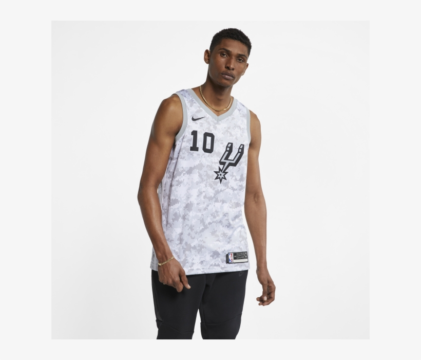 Nike 聖安東尼奧馬刺隊 Earned City Edition Swingman Nba Connected - Active Tank, transparent png