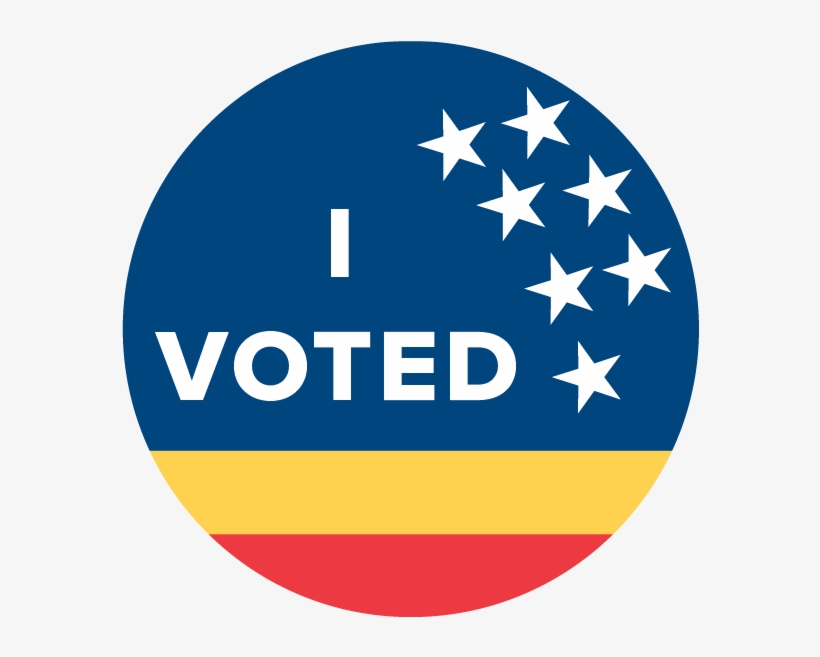 So Go Out, Exercise Your Right To Vote & Score One - Durham I Voted Sticker, transparent png
