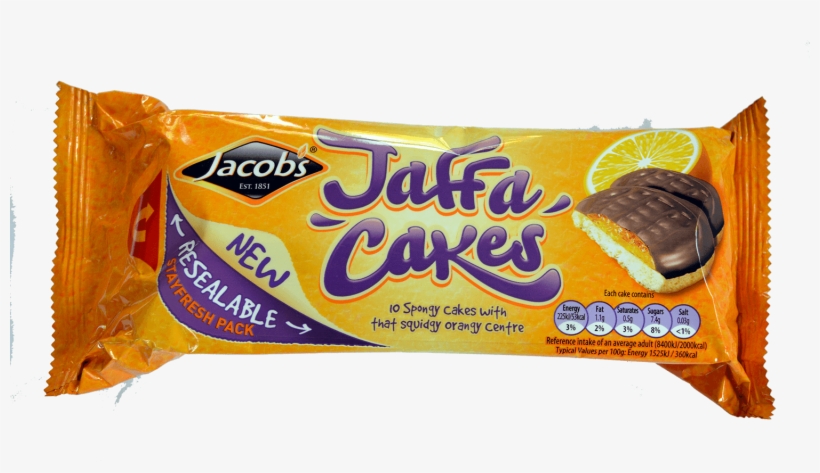 Jacobs Jaffa Cakes 147g, transparent png