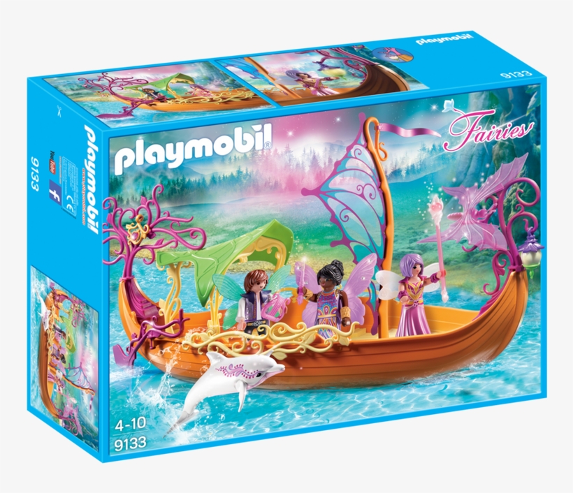 Playmobil - 9133 - Fairies - Enchanted Fairy Ship - Playmobil Enchanted Fairy Ship, transparent png