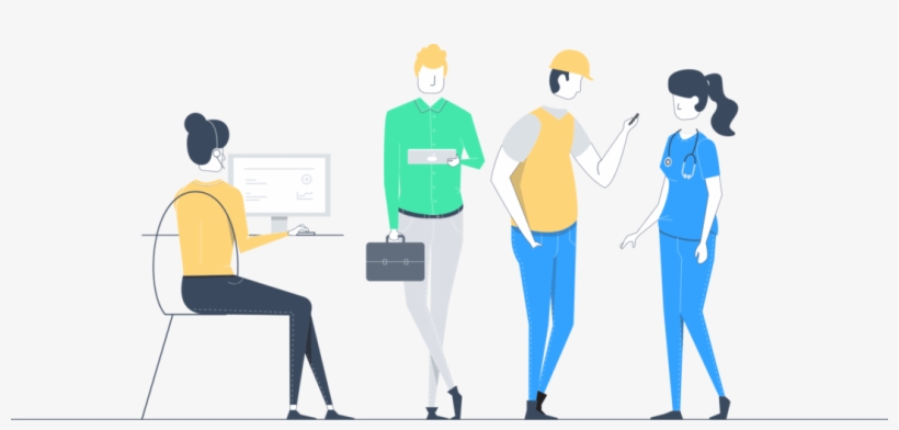 Clip Art Free Library Manager Clipart Business Worker - Workforce Transparent, transparent png