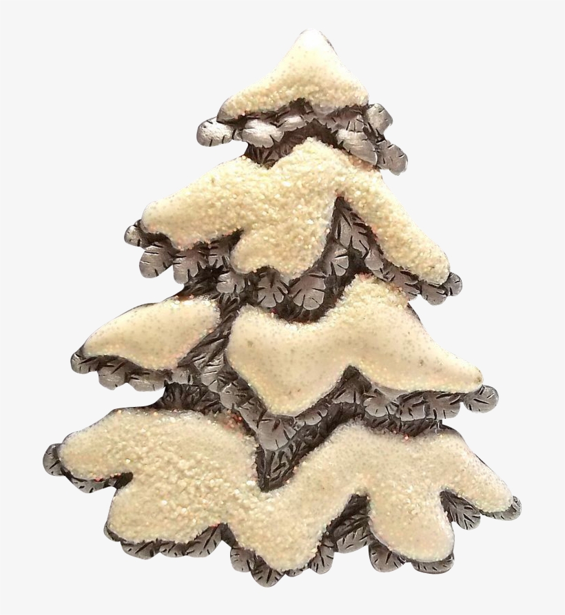 Jj Snowy Tree Christmas Holiday Jewelry - Christmas Tree, transparent png